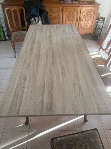 Table à manger chêne blanc, Maison & Meubles, Tables | Tables à manger, Enlèvement, Utilisé, Chêne