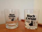 Glazen Black & White Scotch whisky, Collections, Enlèvement ou Envoi