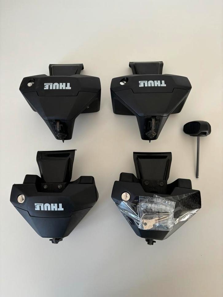 4x Thule Evo Clampvoet/kit voor Fiat 500X, Autos : Divers, Porte-bagages, Comme neuf, Enlèvement