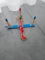 Klassiek houten werpspel met ringen, Ophalen, Zo goed als nieuw