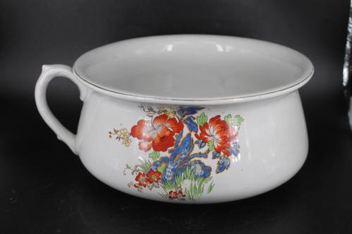 England : Grand pot en porcelaine décoré de fleurs, Antiquités & Art, Antiquités | Porcelaine, Enlèvement ou Envoi