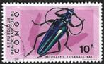1 Postzegel Congo-Kinshasa 1971 Insecten Kever, Ophalen of Verzenden, Gestempeld, Dier of Natuur