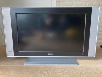 Philips 26" LCD-tv met afstandsbediening en kabel beschikbaar voor biedingen