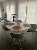 Keukentafel met stoelen, Huis en Inrichting, Tafels | Eettafels, Ophalen, Kunststof, Design, Rond