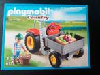 Playmobil 6131 fermier avec tracteur, Complete set, Ophalen of Verzenden, Zo goed als nieuw
