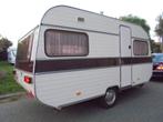 oldtimer perfekte staat-nieuwe tent+wc-vast bed-665-965 kg-, Caravanes & Camping, Caravanes, Entreprise, Poêle, 500 - 750 kg, Autre