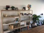 Wandrek hout & metaal, Huis en Inrichting, Ophalen, 100 tot 150 cm, 150 tot 200 cm, Zo goed als nieuw