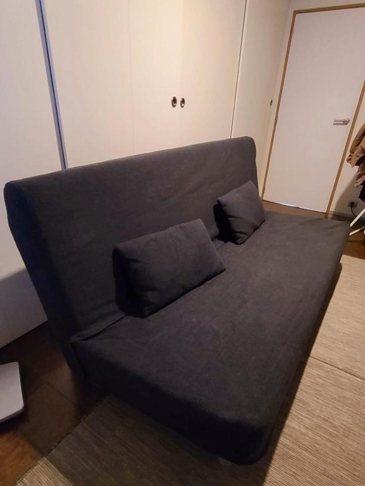 ikea Myhamn 3 zit slaapbank, Huis en Inrichting, Slaapkamer | Slaapbanken, Gebruikt, 90 cm, 200 cm, Tweepersoons, Grijs, Ophalen