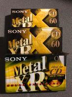 Sony Metal XR cassettebandjes, Cd's en Dvd's, Cassettebandjes, Ophalen of Verzenden, Nieuw in verpakking