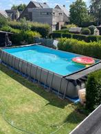 Zwembad intex ultra frame XTR  975x488x132, Tuin en Terras, Zwembaden, Gebruikt, 300 cm of meer, Rechthoekig, Ophalen