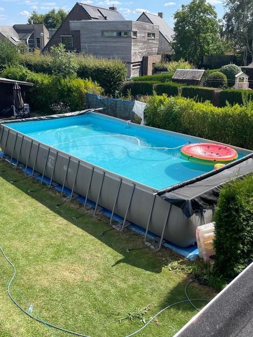 Zwembad intex ultra frame XTR  975x488x132, Tuin en Terras, Zwembaden, Gebruikt, Opzetzwembad, 120 cm of meer, 400 cm of meer