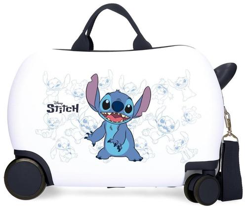 ABS Stitch Ride-On Kinderkoffer - Disney - Gratis Verzending, Handtassen en Accessoires, Koffers, Nieuw, Hard kunststof, Minder dan 50 cm