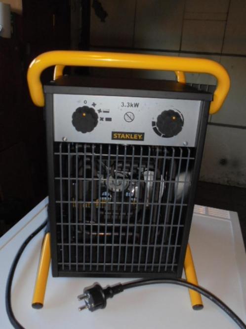 stanley ventilatorkachel 3.3kw, Doe-het-zelf en Bouw, Verwarming en Radiatoren, Zo goed als nieuw, Thermostaat, Ophalen