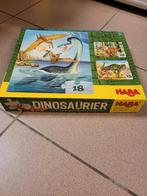 Dinosaurier- 3-tal Haba puzzels, Kinderen en Baby's, Ophalen of Verzenden, Zo goed als nieuw