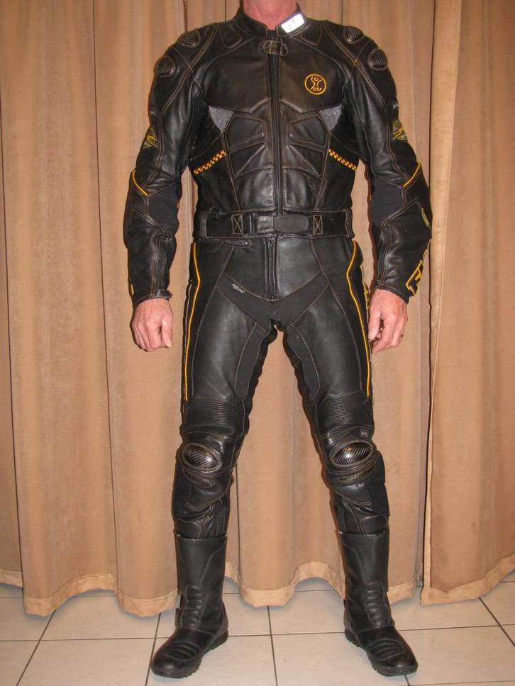 Motorpak tweedelig MOTO BIKE, Motoren, Kleding | Motorkleding, Broek | leer, Heren, Tweedehands, Ophalen of Verzenden