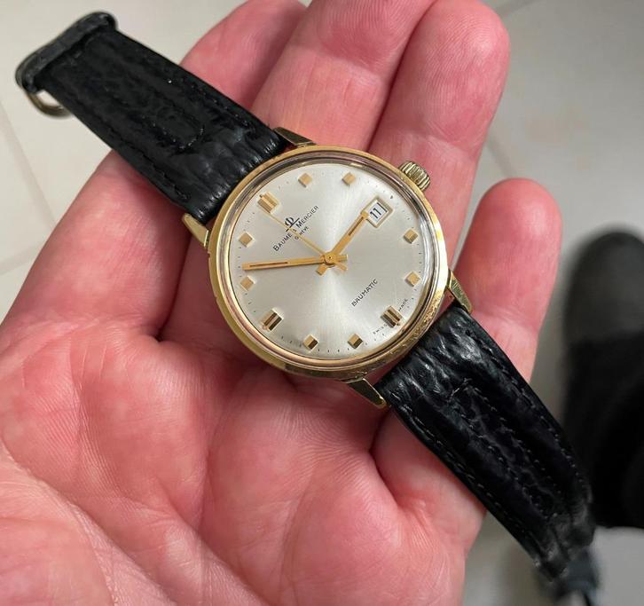 BAUME & MERCIER Genève Baumatic Compressorhorloge met behuiz, Handtassen en Accessoires, Horloges | Heren, Zo goed als nieuw, Polshorloge