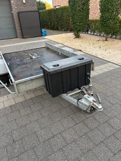 Enkel as plateau aanhangwagen / motor aanhangwagen, Auto diversen, Aanhangers en Bagagewagens, Zo goed als nieuw, Ophalen