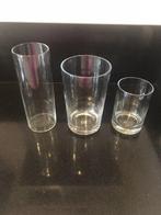 Vase en verre transparent, Enlèvement ou Envoi, Comme neuf, Blanc, Verre