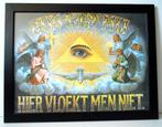 God ziet mij, hier vloekt men niet, Antiek en Kunst, Antiek | Religieuze voorwerpen, Ophalen of Verzenden