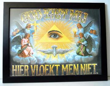 God ziet mij, hier vloekt men niet beschikbaar voor biedingen