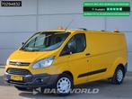 Ford Transit Custom 130PK Trekhaak L2H1 Airco Cruise Parkeer, Auto's, Stof, Euro 6, 2000 kg, Cruise Control