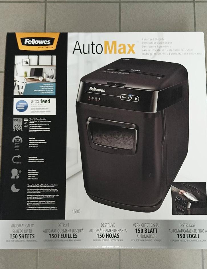 papiervernietiger Fellowes 150C, Articles professionnels, Aménagement de Bureau & Magasin | Équipement & Télécommunications, Déchiqueteuse