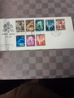 Postzegels Vaticaan op enveloppe. 1950, Ophalen of Verzenden, Overige typen