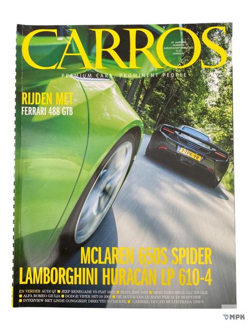 Carros Magazine Augustus/September 2015 #5, Boeken, Auto's | Folders en Tijdschriften, Gelezen, Ophalen of Verzenden