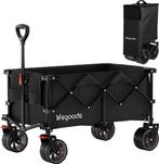 Bolderkar XL - 200L - 100KG - Beschermhoes - Zwart, Caravans en Kamperen, Bolderkarren, Ophalen, Opvouwbaar, Zo goed als nieuw