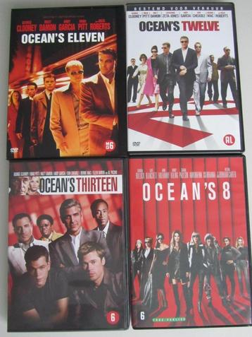 4 DVDS OCEAN'S 8 - 11 - 12 - 13 beschikbaar voor biedingen