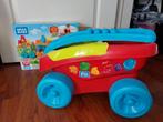 Mega blocks karretje met extra voorraad bouwstenen, Ophalen, Zo goed als nieuw