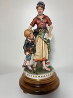 bisquit statue mère et fils 48 cm, Enlèvement