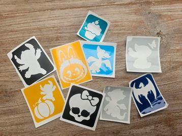 Tattoo stencils voor glittertattoo  beschikbaar voor biedingen