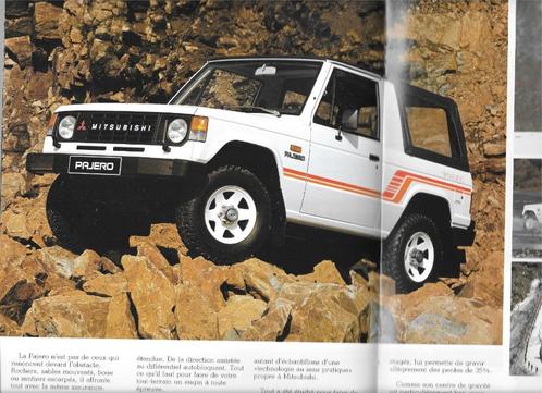 MITSBISHI PAJERO,  1982, Boeken, Auto's | Folders en Tijdschriften, Zo goed als nieuw, Mitsubishi, Ophalen of Verzenden