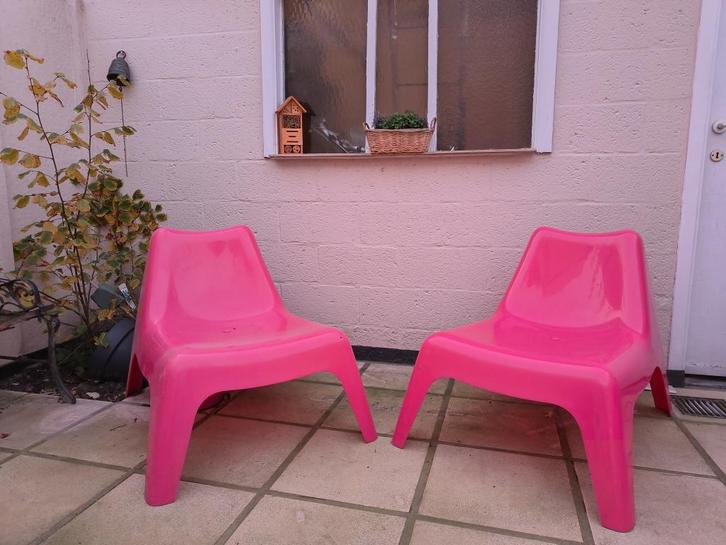 Tuinstoel Ikea PS Vago, Tuin en Terras, Tuinstoelen, Gebruikt, Kunststof, Ophalen