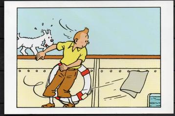 Carte postale : Hergé : Tintin - Les cigares du pharaon beschikbaar voor biedingen