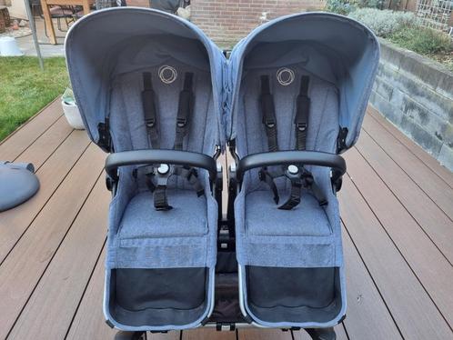 Bugaboo Donkey 2 - Dubbele kinderwagen met veel accessoires, Kinderen en Baby's, Tweelingen en Meerlingen, Zo goed als nieuw, Kinderwagen of Buggy