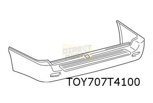 Toyota Land Cruiser 100 (3/98-8/02) achterbumper Origineel!, Auto-onderdelen, Carrosserie, Bumper, Toyota, Achter, Nieuw, Verzenden