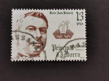 Andorre espagnole 1979 - Évêque espagnol, Timbres & Monnaies, Enlèvement ou Envoi, Affranchi