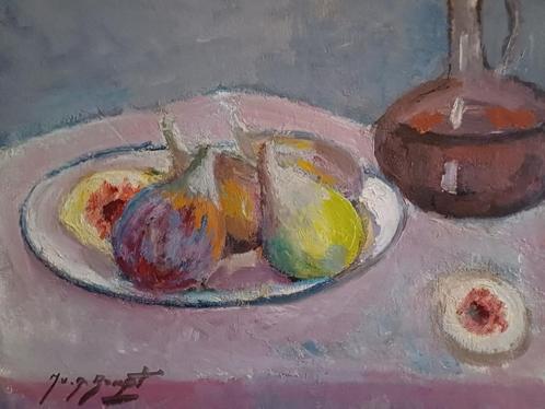 Klein stilleven M.VAN DEN BEMPT    24x30, Antiek en Kunst, Kunst | Schilderijen | Klassiek, Ophalen of Verzenden