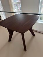 2 Massieve houten bijzettafels - 2 stuks, Ophalen, Zo goed als nieuw, Hout