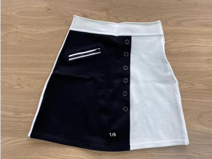 rok planete interdite maat 2, Kleding | Dames, Rokken, Zo goed als nieuw, Maat 38/40 (M), Wit, Knielengte, Ophalen of Verzenden