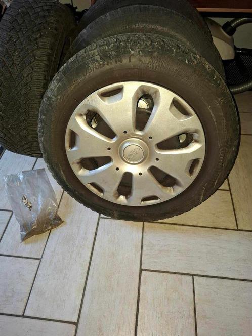 4 Roues hivers Ford fiesta, Auto-onderdelen, Banden en Velgen, Banden en Velgen, Winterbanden, 14 inch, Overige, Personenwagen