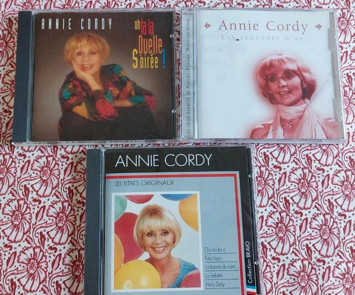 3 cd Annie Cordy, CD & DVD, CD | Francophone, Comme neuf, Enlèvement ou Envoi