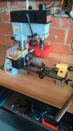 Mini draaibank en freesmachine, Ophalen of Verzenden, Zo goed als nieuw