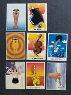 8 postkaarten, Verzamelen, Ophalen of Verzenden, Ongelopen, Muziek