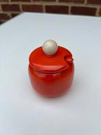 Goebel rood mosterdpotje met lepeltje, Antiek en Kunst, Antiek | Porselein, Ophalen of Verzenden