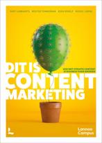 Dit is content marketing - Bart Lombaerts, Bart Lombaerts, Enlèvement ou Envoi, Économie et Marketing, Neuf