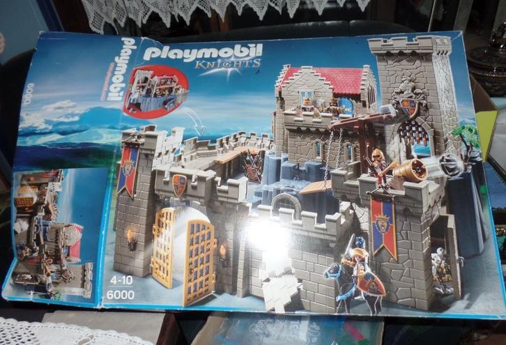 ++ Playmobil, Ridderkasteel 6000 ; leeuwenridders, Kinderen en Baby's, Speelgoed | Playmobil, Zo goed als nieuw, Complete set