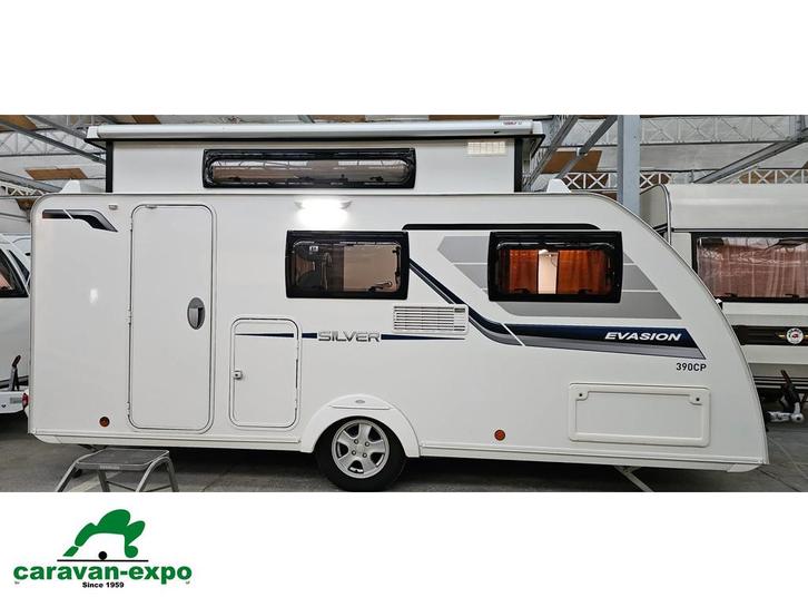 SILVER EVASION 390CP, Caravans en Kamperen, Caravans, Bedrijf, tot en met 4, 750 - 1000 kg, Overige merken, 4 tot 5 meter